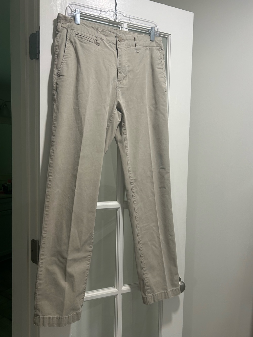Men's Khaki American Eagle Flex Chino Pants 31x32